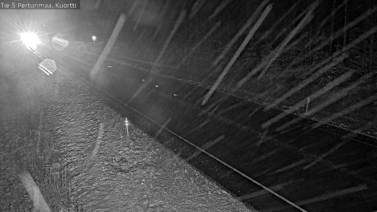 Weather Camera Image Väg 5 Pertunmaa, Kuortti, Pertunmaa, Etelä-Savo