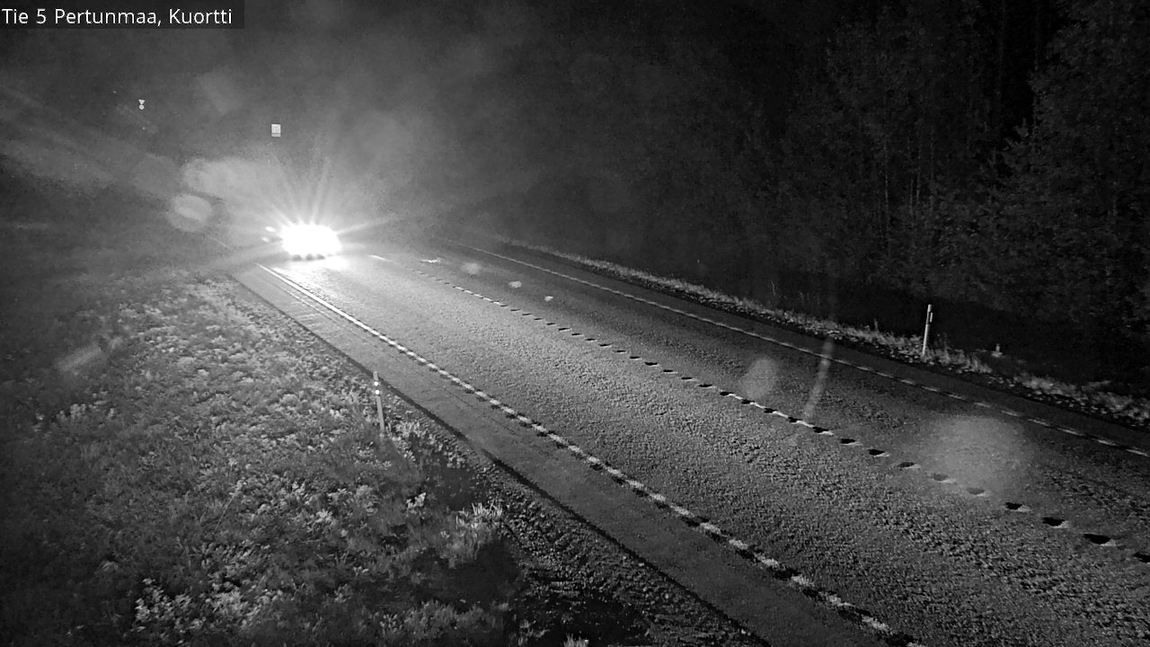 Weather Camera Image Väg 5 Pertunmaa, Kuortti, Pertunmaa, Etelä-Savo