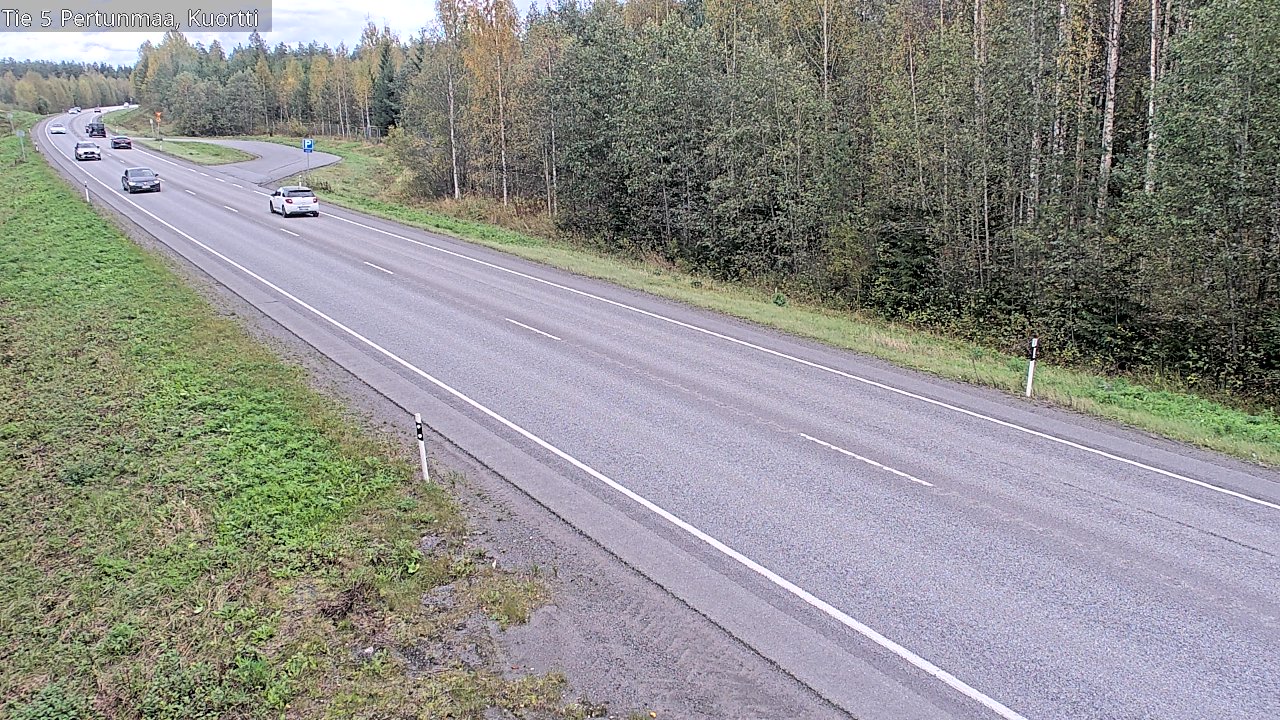 Weather Camera Image Road 5 Pertunmaa, Kuortti, Pertunmaa, Etelä-Savo