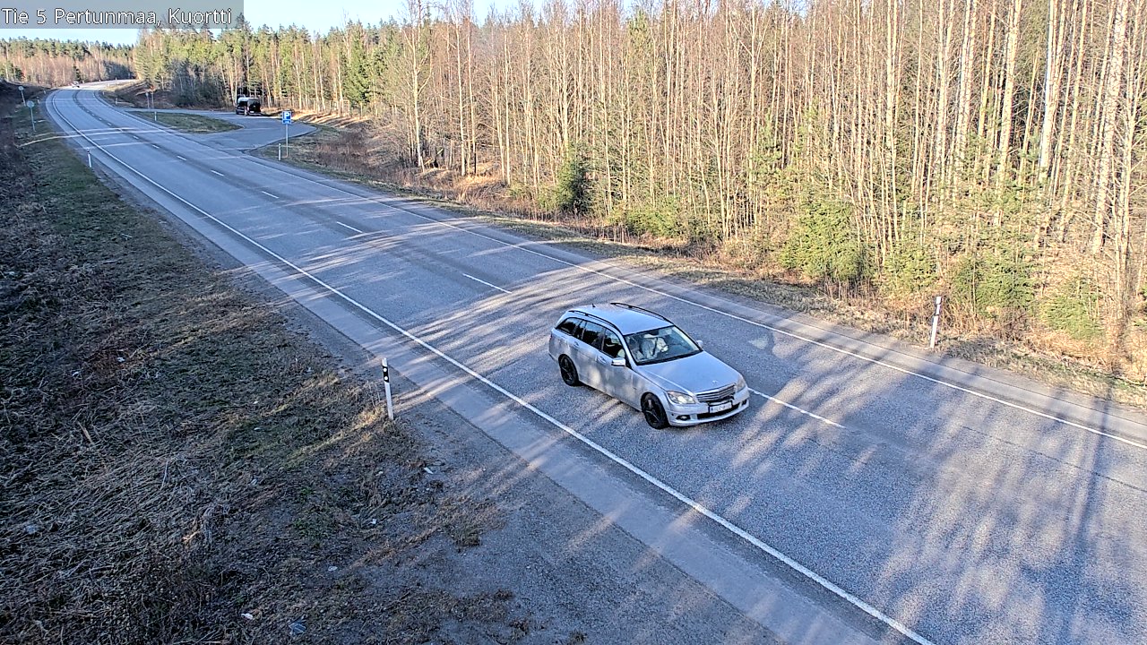 Weather Camera Image Väg 5 Pertunmaa, Kuortti, Pertunmaa, Etelä-Savo