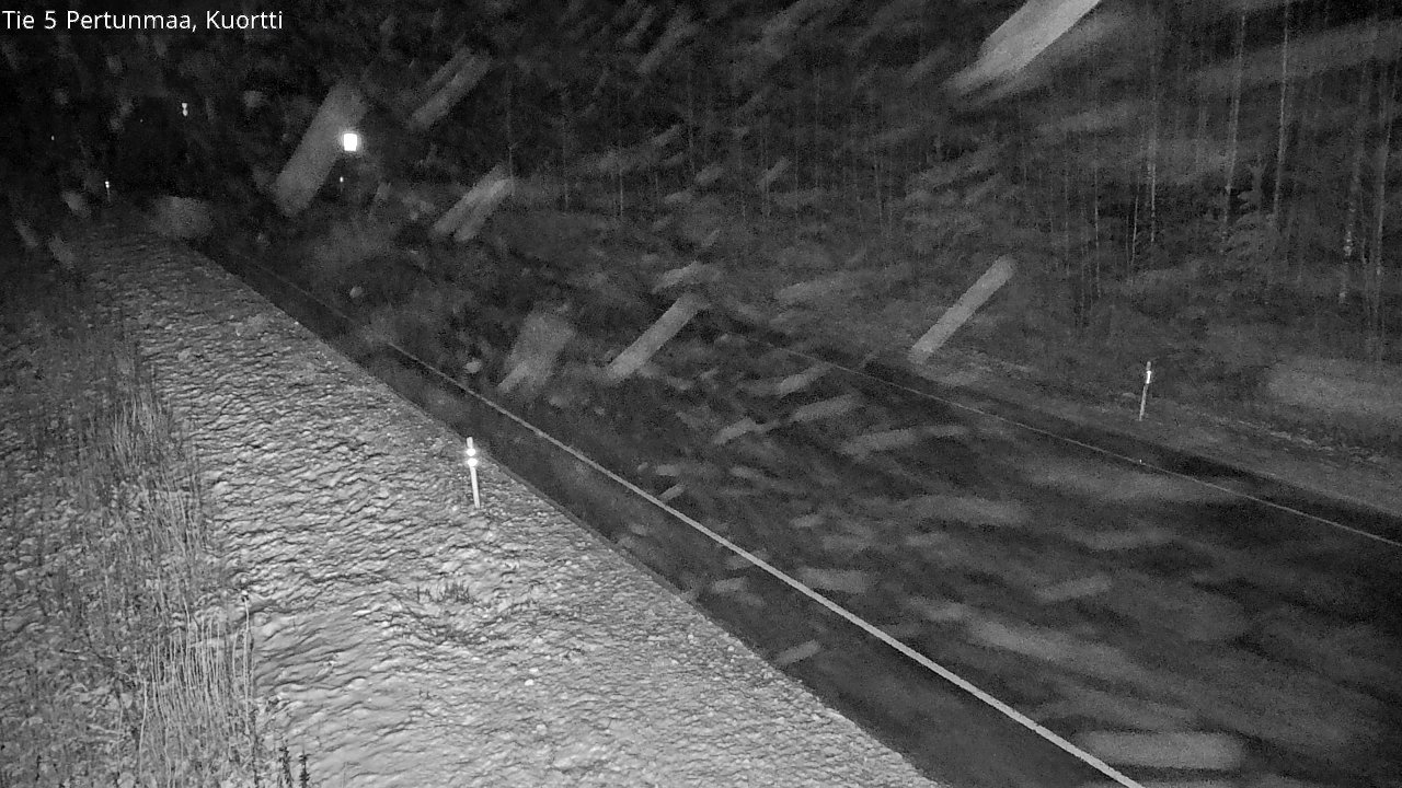 Weather Camera Image Väg 5 Pertunmaa, Kuortti, Pertunmaa, Etelä-Savo