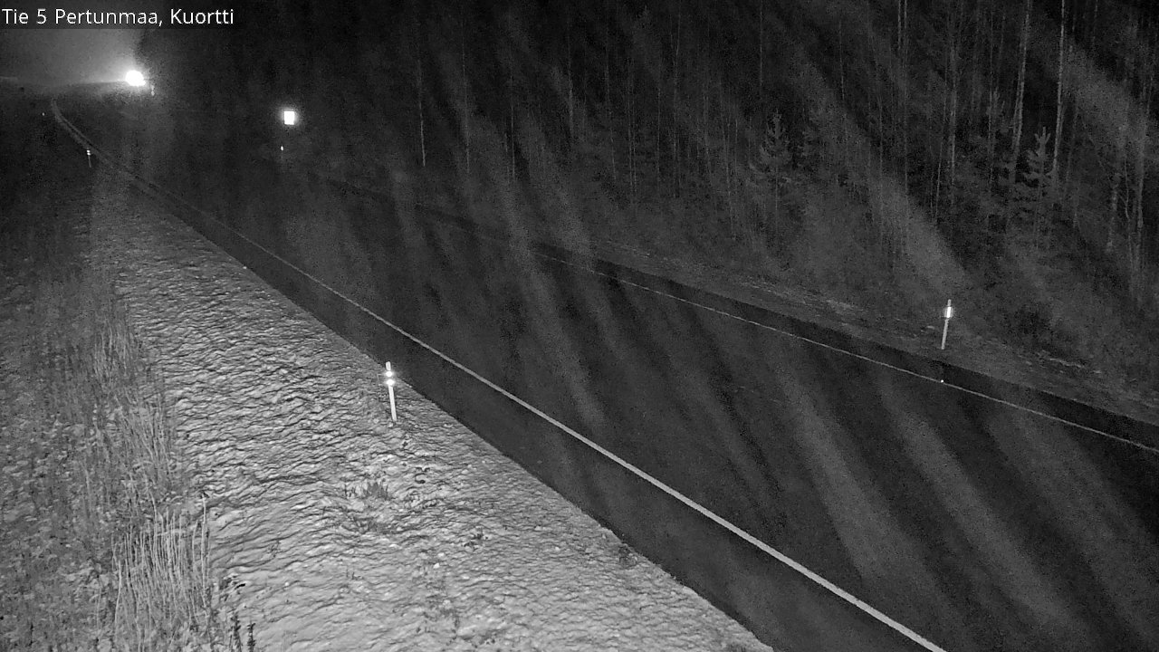 Weather Camera Image Väg 5 Pertunmaa, Kuortti, Pertunmaa, Etelä-Savo