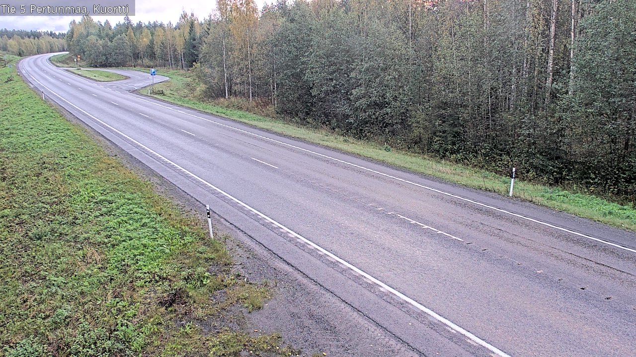 Weather Camera Image Väg 5 Pertunmaa, Kuortti, Pertunmaa, Etelä-Savo
