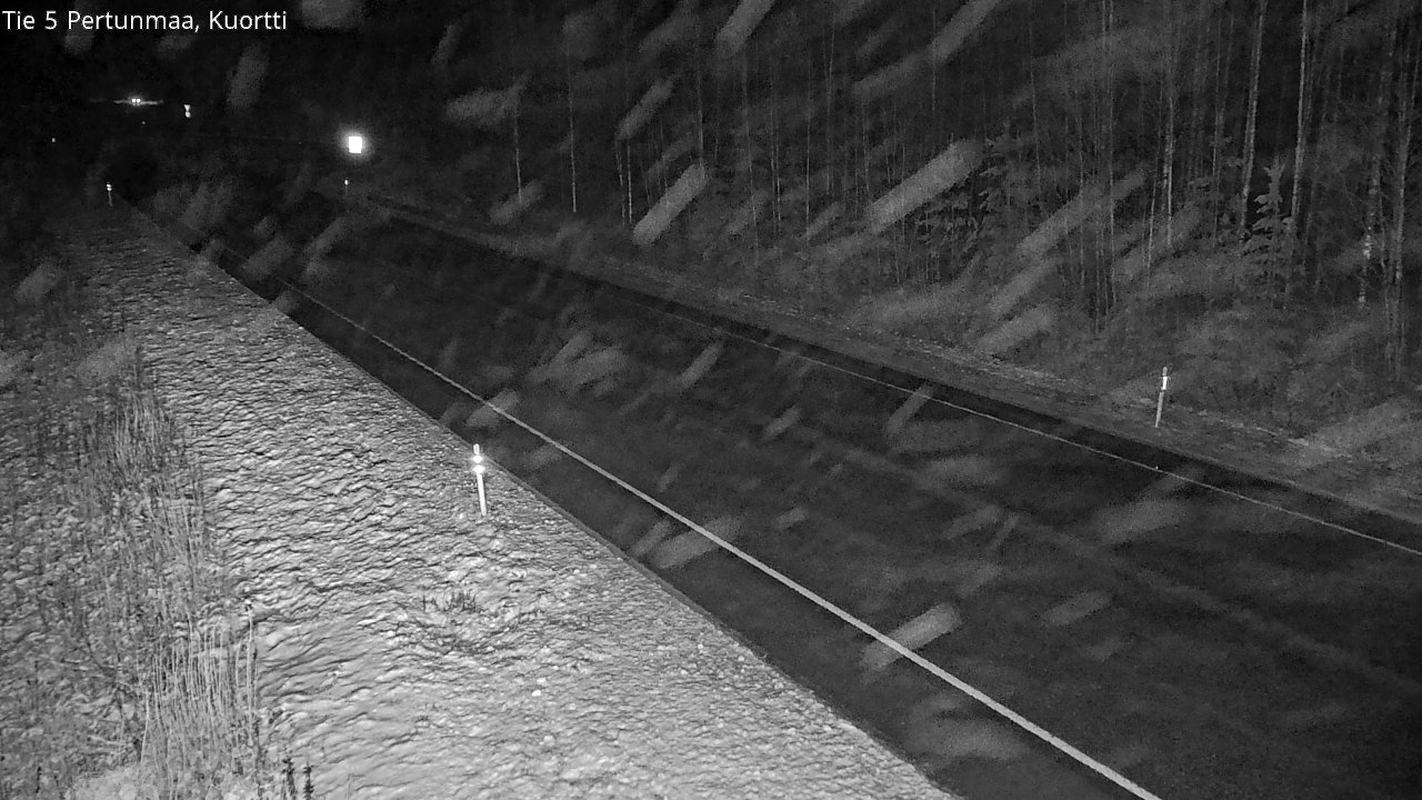 Weather Camera Image Väg 5 Pertunmaa, Kuortti, Pertunmaa, Etelä-Savo