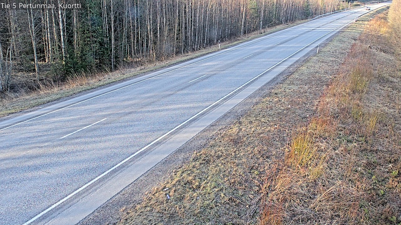 Weather Camera Image Road 5 Pertunmaa, Kuortti, Pertunmaa, Etelä-Savo