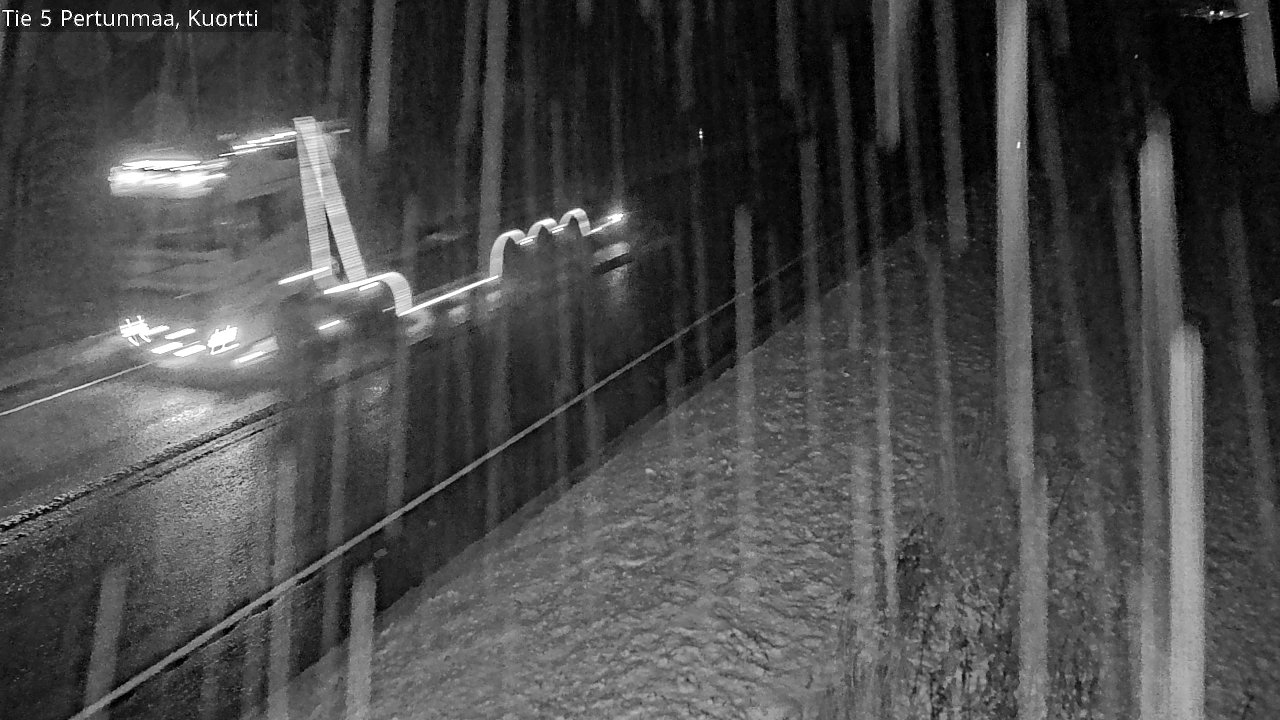 Weather Camera Image Väg 5 Pertunmaa, Kuortti, Pertunmaa, Etelä-Savo