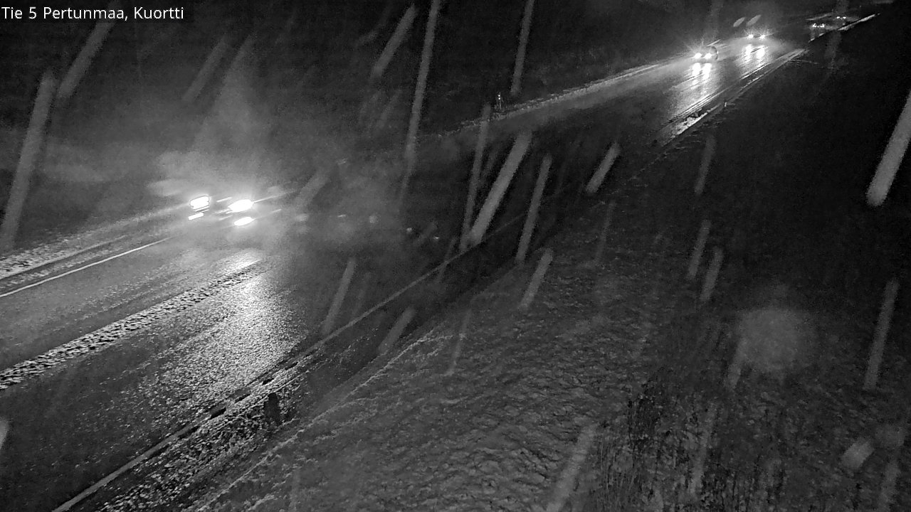 Weather Camera Image Väg 5 Pertunmaa, Kuortti, Pertunmaa, Etelä-Savo
