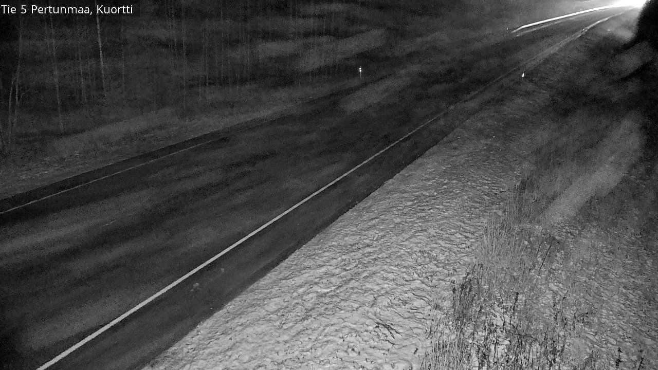 Weather Camera Image Väg 5 Pertunmaa, Kuortti, Pertunmaa, Etelä-Savo