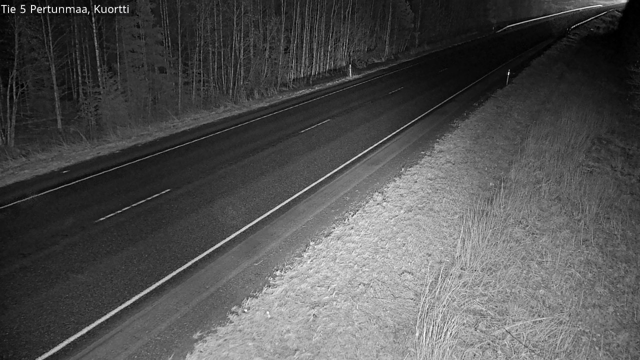 Weather Camera Image Road 5 Pertunmaa, Kuortti, Pertunmaa, Etelä-Savo