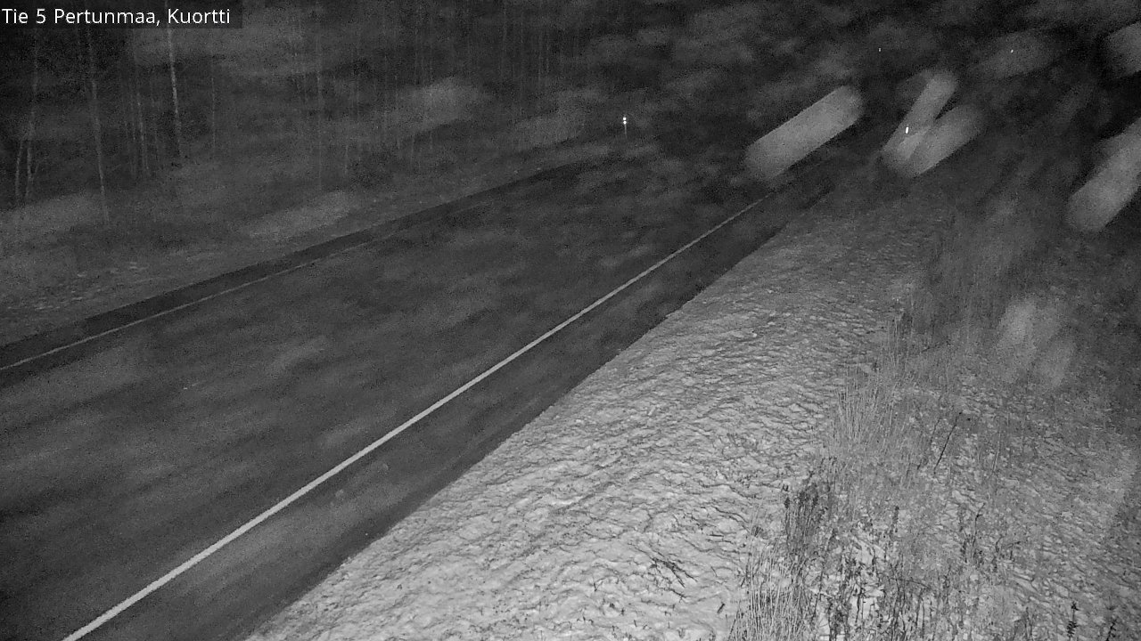 Weather Camera Image Väg 5 Pertunmaa, Kuortti, Pertunmaa, Etelä-Savo