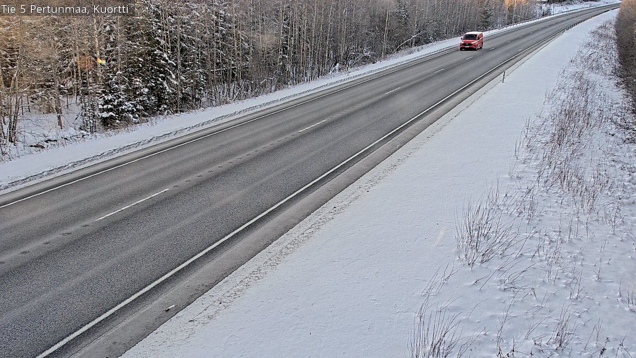 Weather Camera Image Road 5 Pertunmaa, Kuortti, Pertunmaa, Etelä-Savo