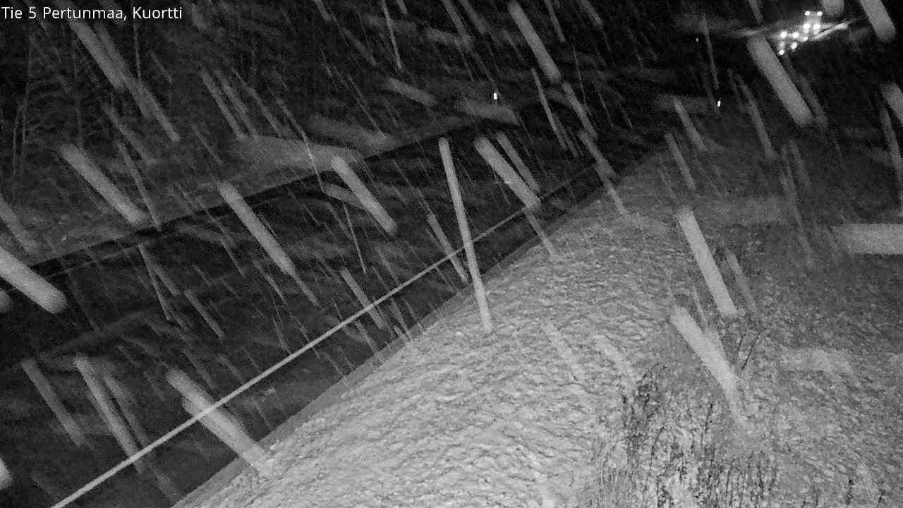 Weather Camera Image Väg 5 Pertunmaa, Kuortti, Pertunmaa, Etelä-Savo