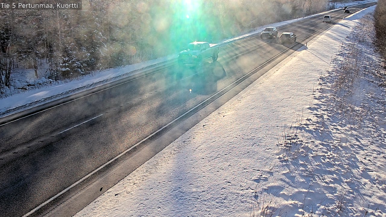 Weather Camera Image Road 5 Pertunmaa, Kuortti, Pertunmaa, Etelä-Savo
