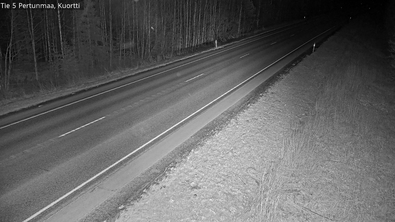 Weather Camera Image Road 5 Pertunmaa, Kuortti, Pertunmaa, Etelä-Savo