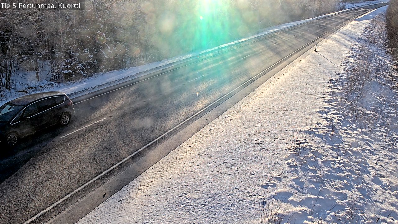Weather Camera Image Road 5 Pertunmaa, Kuortti, Pertunmaa, Etelä-Savo