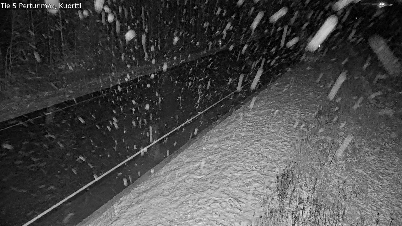 Weather Camera Image Väg 5 Pertunmaa, Kuortti, Pertunmaa, Etelä-Savo