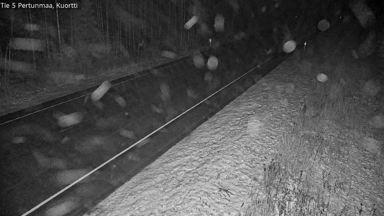 Weather Camera Image Väg 5 Pertunmaa, Kuortti, Pertunmaa, Etelä-Savo