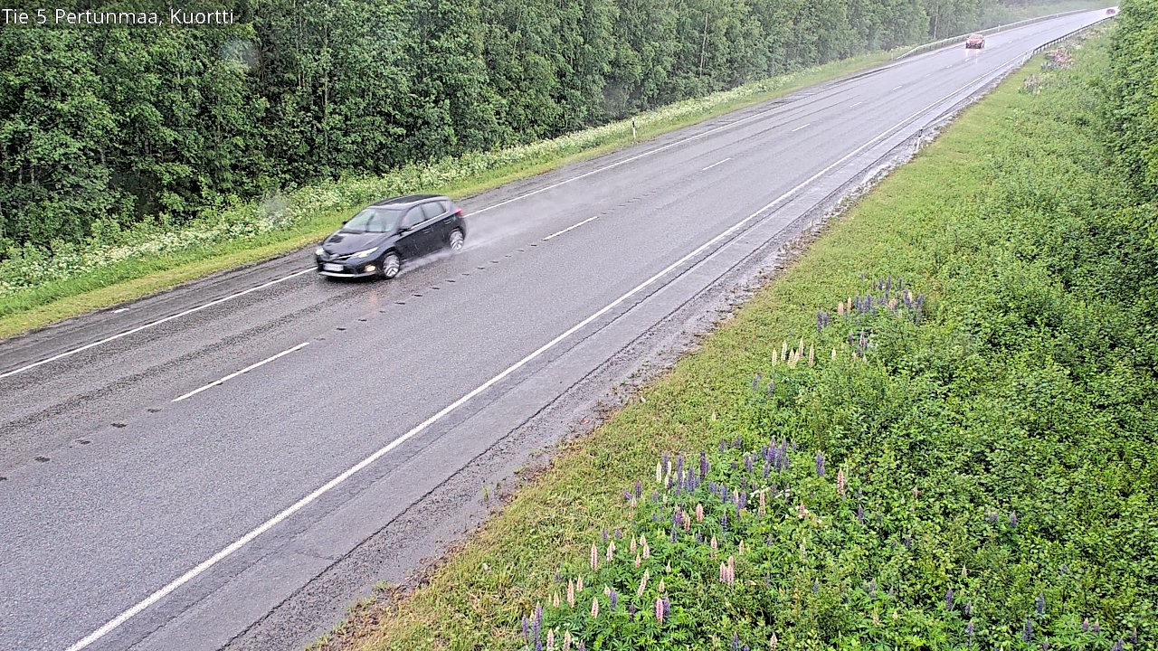 Weather Camera Image Väg 5 Pertunmaa, Kuortti, Pertunmaa, Etelä-Savo