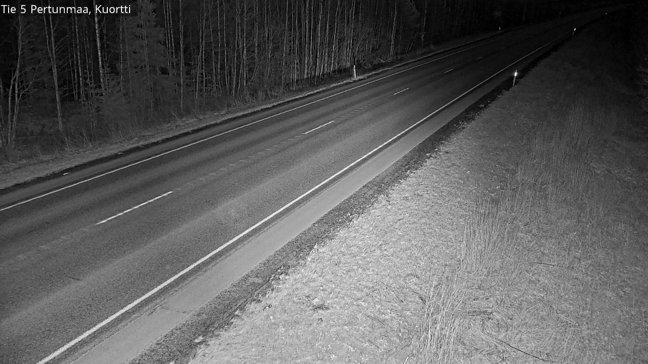 Weather Camera Image Road 5 Pertunmaa, Kuortti, Pertunmaa, Etelä-Savo