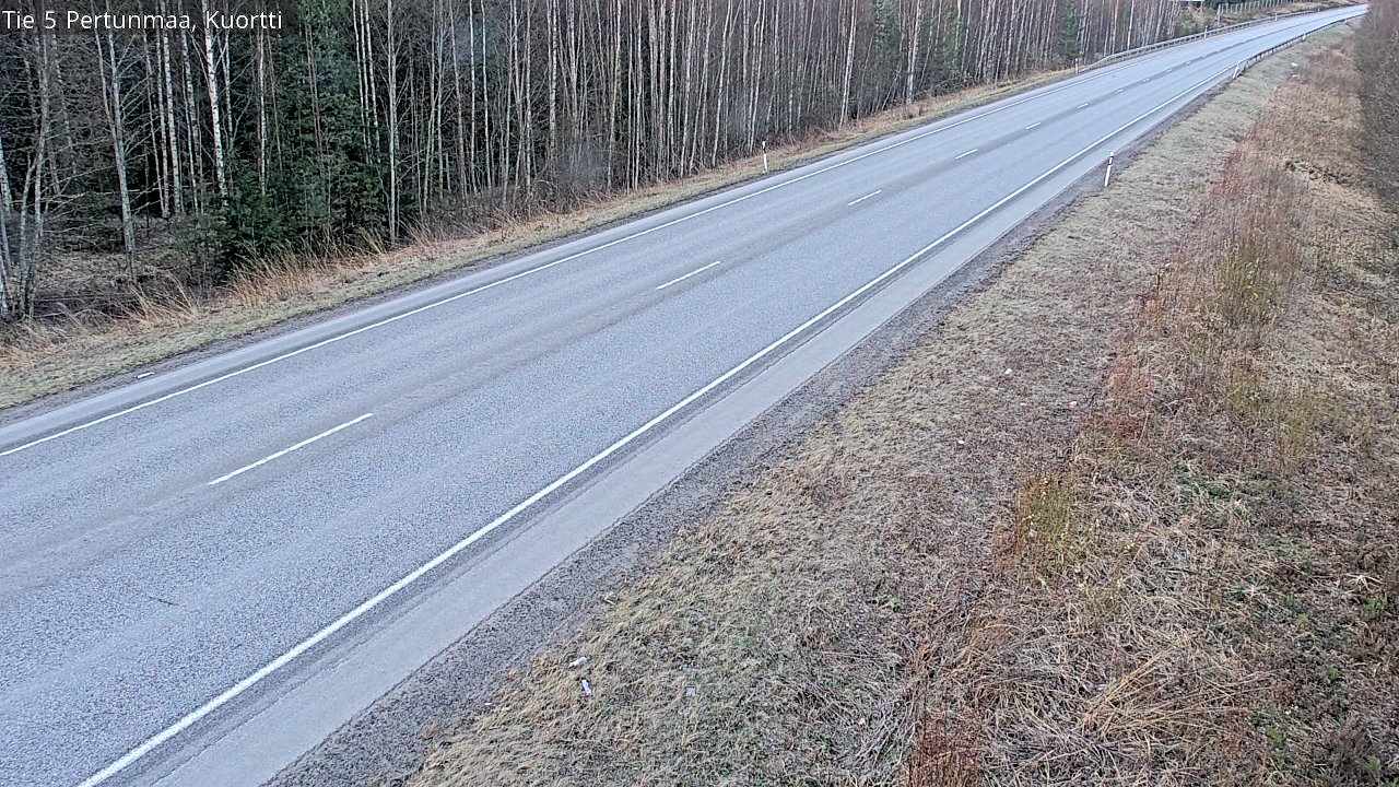Weather Camera Image Road 5 Pertunmaa, Kuortti, Pertunmaa, Etelä-Savo