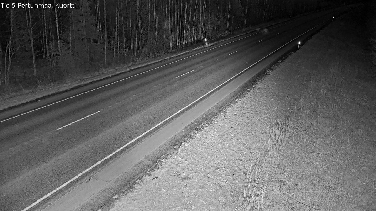 Weather Camera Image Road 5 Pertunmaa, Kuortti, Pertunmaa, Etelä-Savo