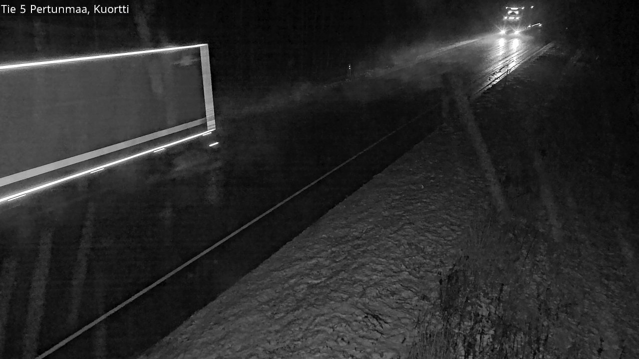 Weather Camera Image Väg 5 Pertunmaa, Kuortti, Pertunmaa, Etelä-Savo