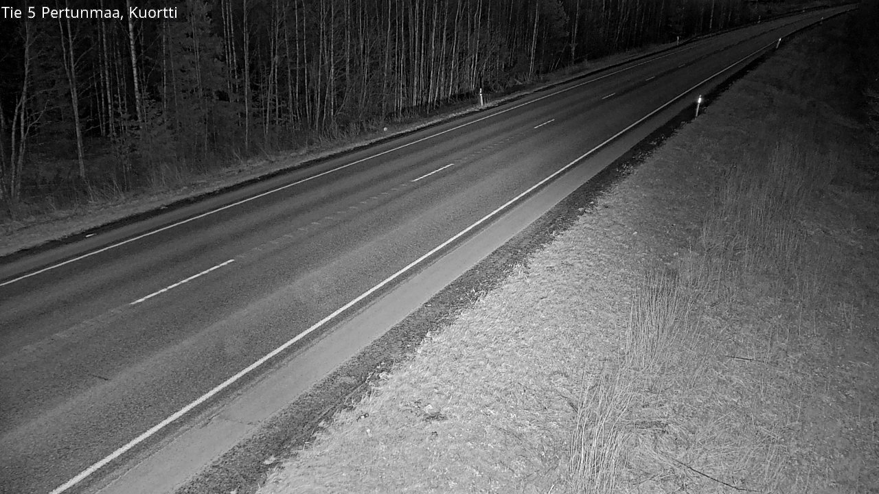 Weather Camera Image Road 5 Pertunmaa, Kuortti, Pertunmaa, Etelä-Savo