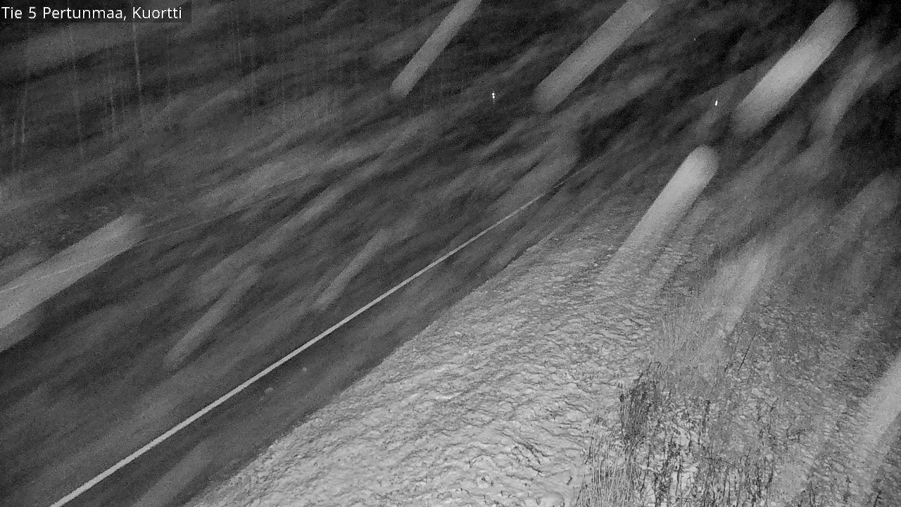Weather Camera Image Väg 5 Pertunmaa, Kuortti, Pertunmaa, Etelä-Savo