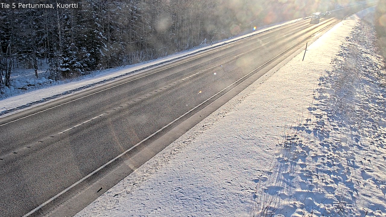 Weather Camera Image Road 5 Pertunmaa, Kuortti, Pertunmaa, Etelä-Savo