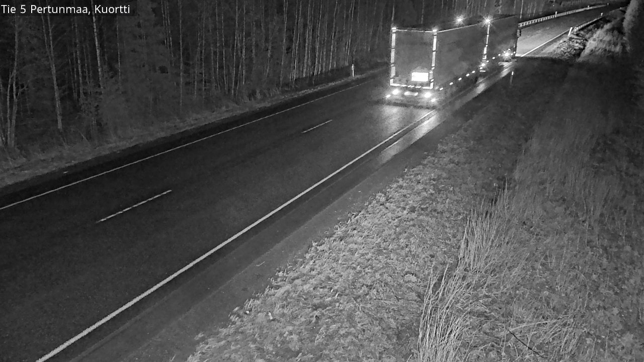 Weather Camera Image Road 5 Pertunmaa, Kuortti, Pertunmaa, Etelä-Savo