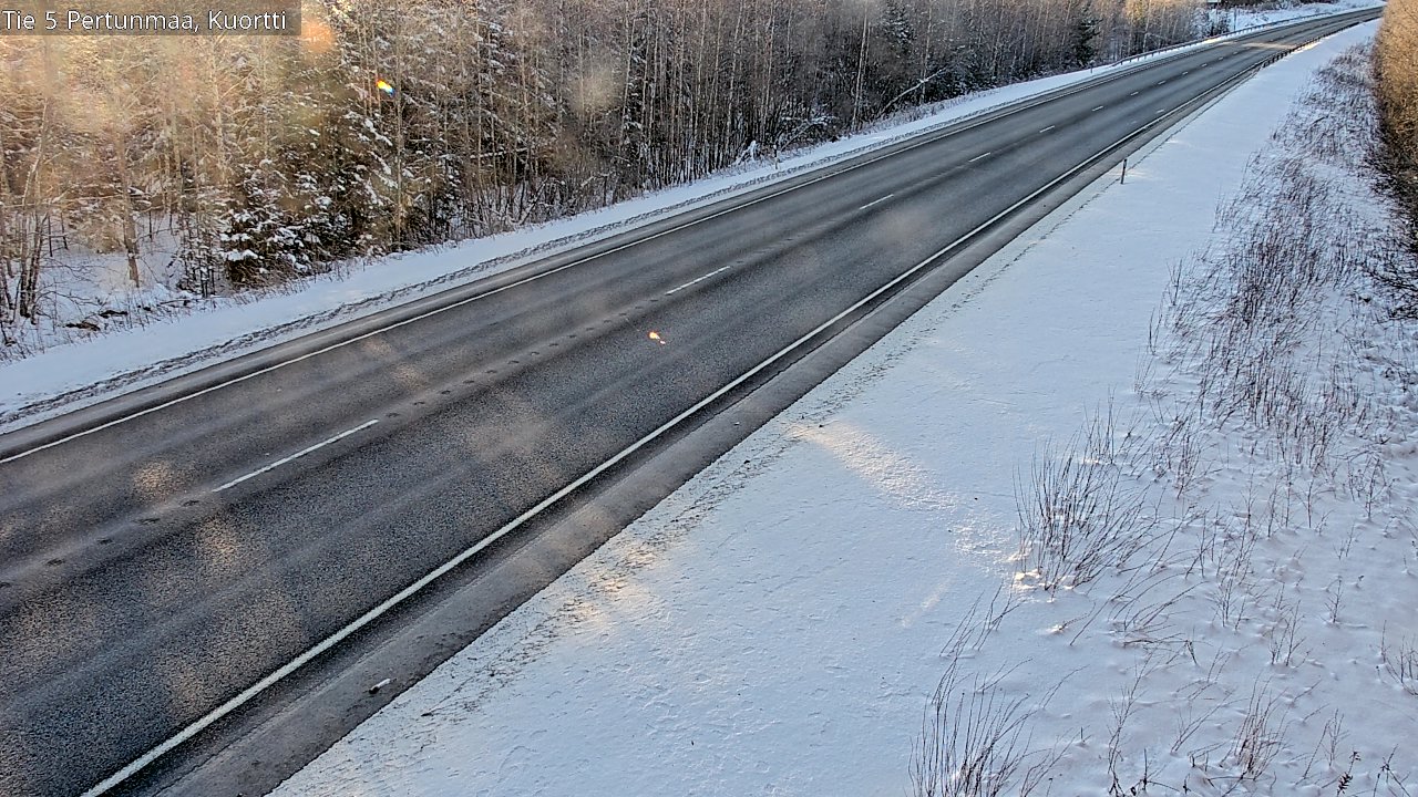 Weather Camera Image Road 5 Pertunmaa, Kuortti, Pertunmaa, Etelä-Savo