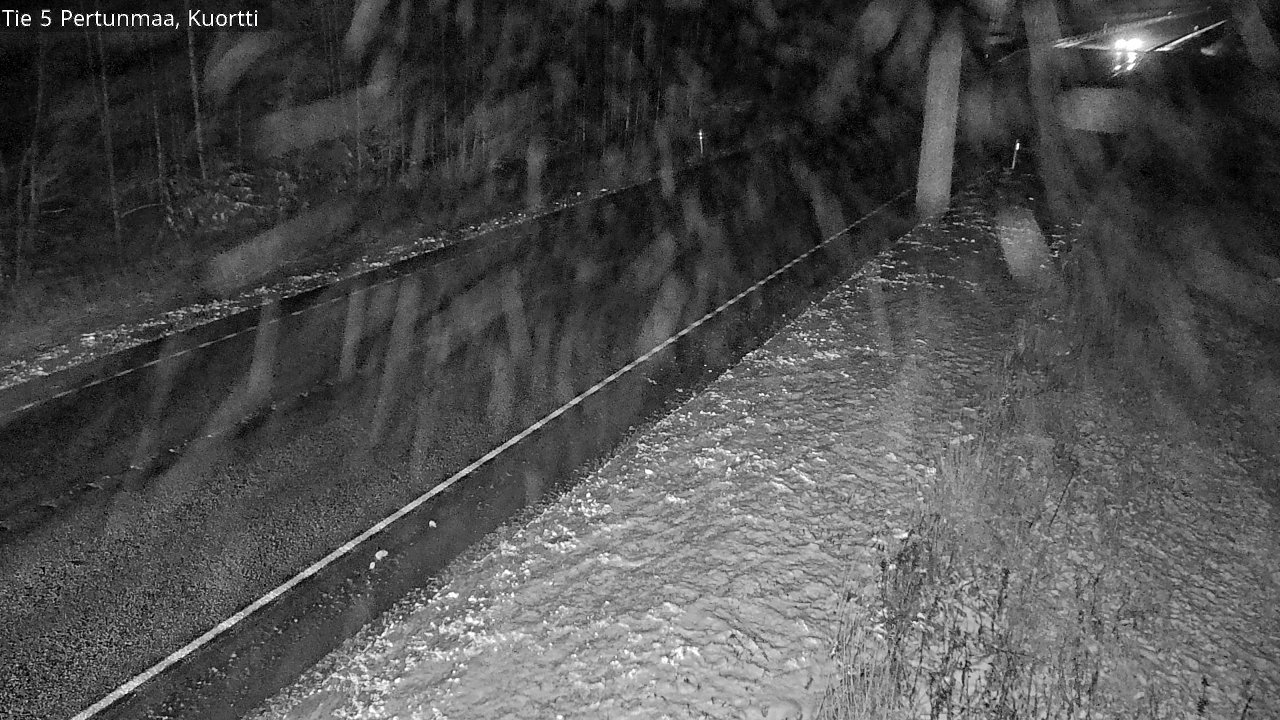 Weather Camera Image Väg 5 Pertunmaa, Kuortti, Pertunmaa, Etelä-Savo