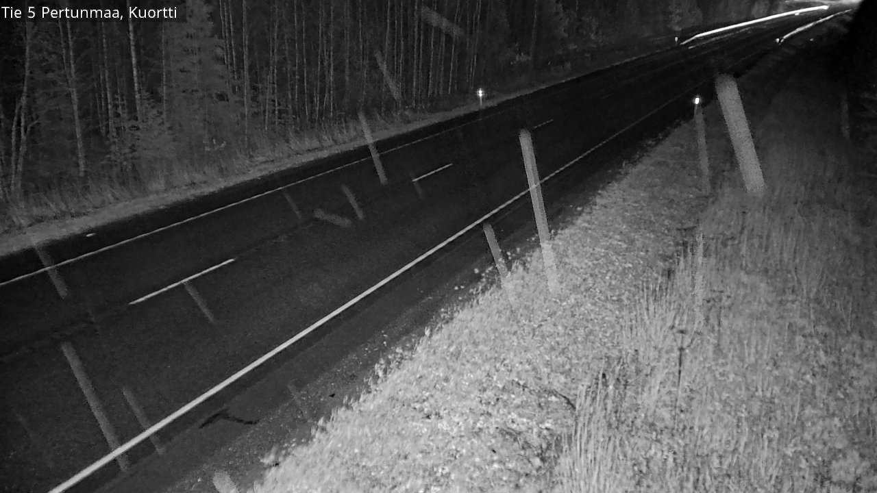 Weather Camera Image Väg 5 Pertunmaa, Kuortti, Pertunmaa, Etelä-Savo