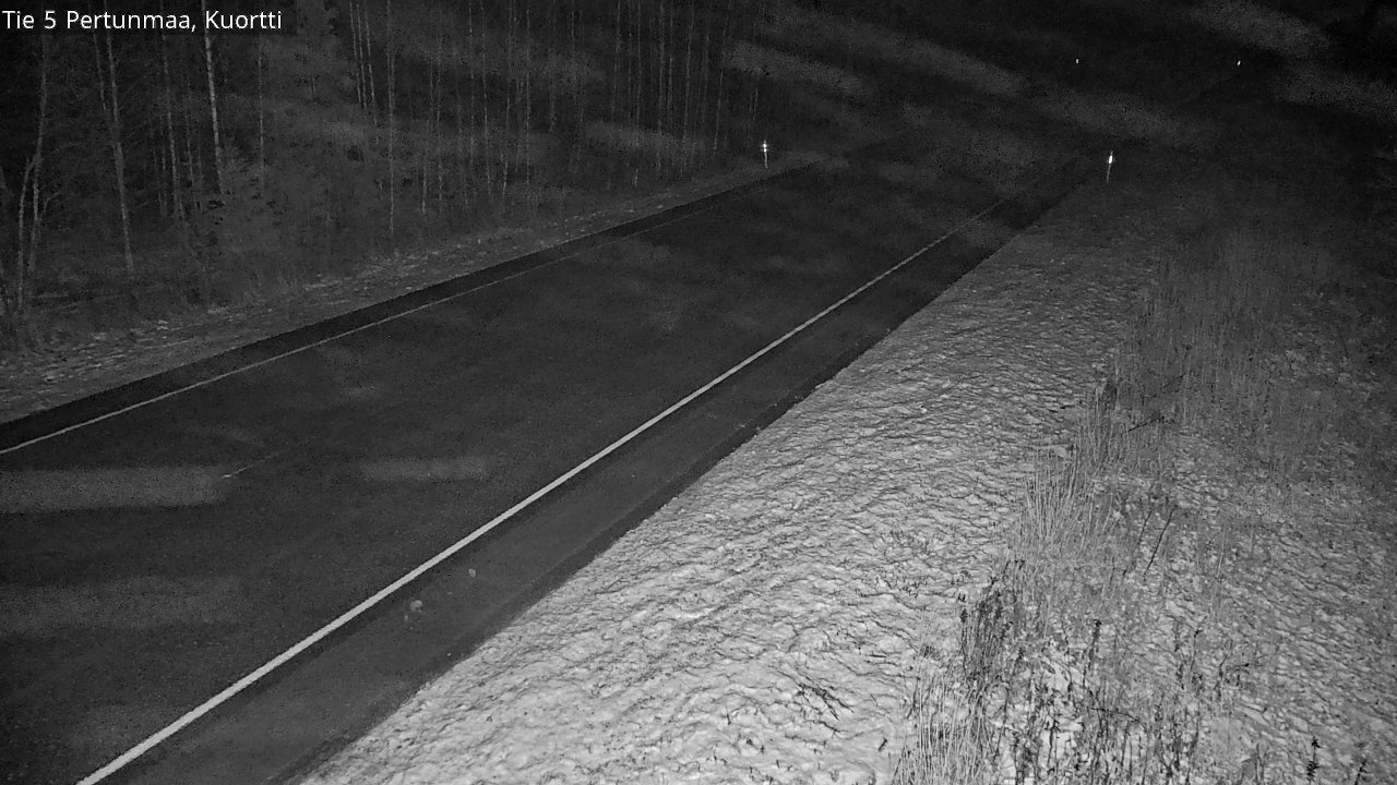 Weather Camera Image Väg 5 Pertunmaa, Kuortti, Pertunmaa, Etelä-Savo