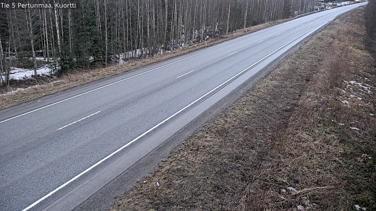 Weather Camera Image Road 5 Pertunmaa, Kuortti, Pertunmaa, Etelä-Savo