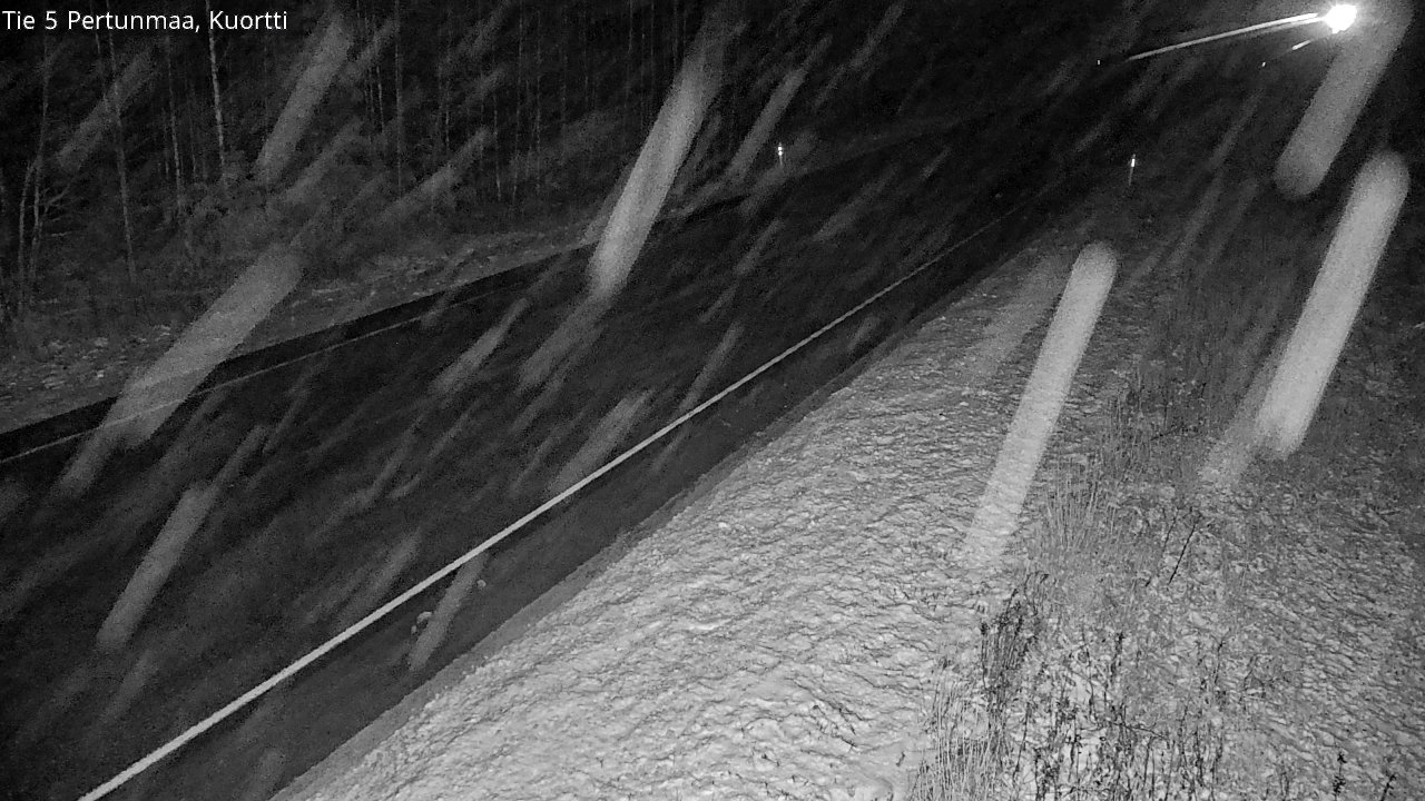 Weather Camera Image Väg 5 Pertunmaa, Kuortti, Pertunmaa, Etelä-Savo