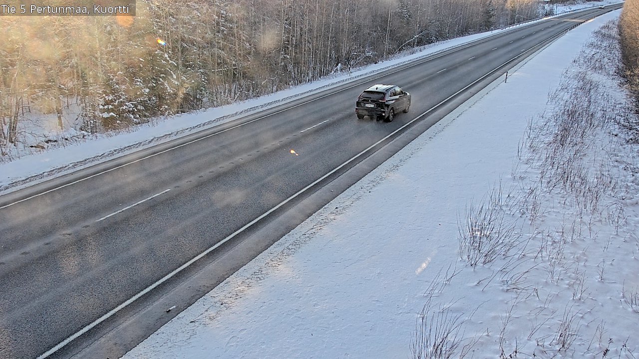 Weather Camera Image Road 5 Pertunmaa, Kuortti, Pertunmaa, Etelä-Savo