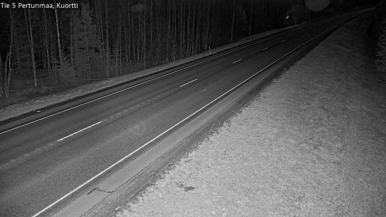 Weather Camera Image Väg 5 Pertunmaa, Kuortti, Pertunmaa, Etelä-Savo