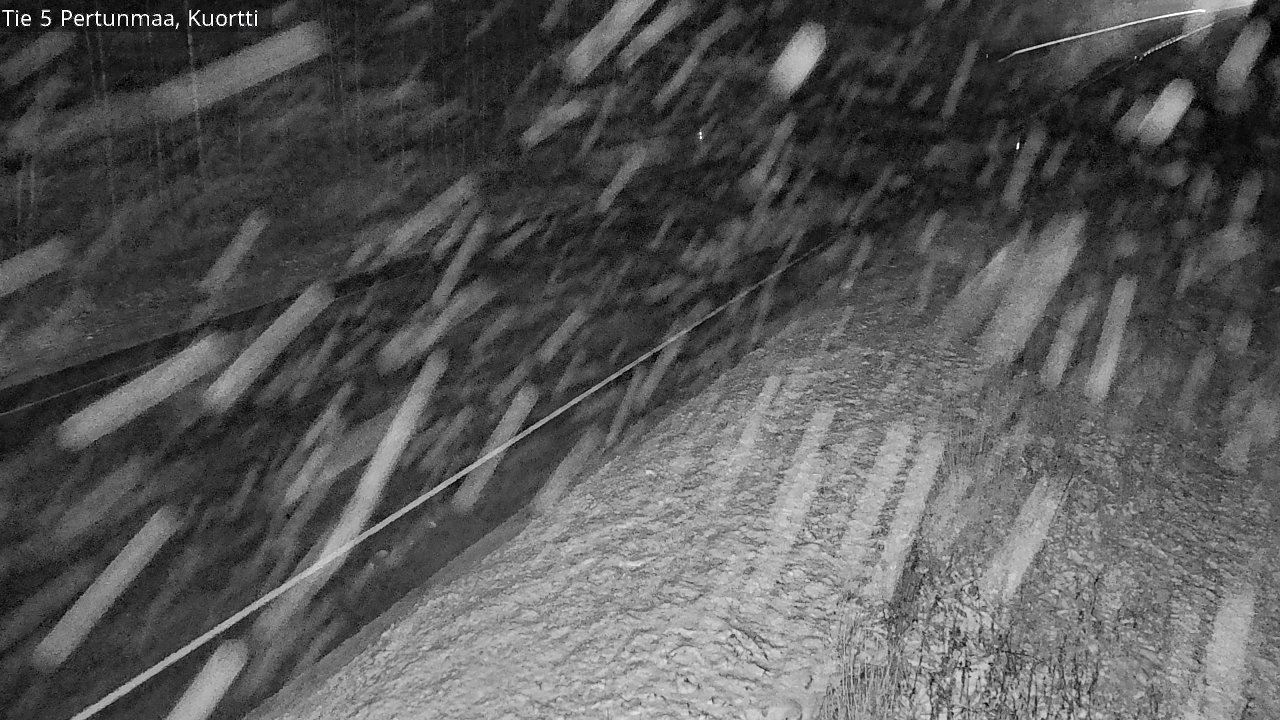 Weather Camera Image Väg 5 Pertunmaa, Kuortti, Pertunmaa, Etelä-Savo