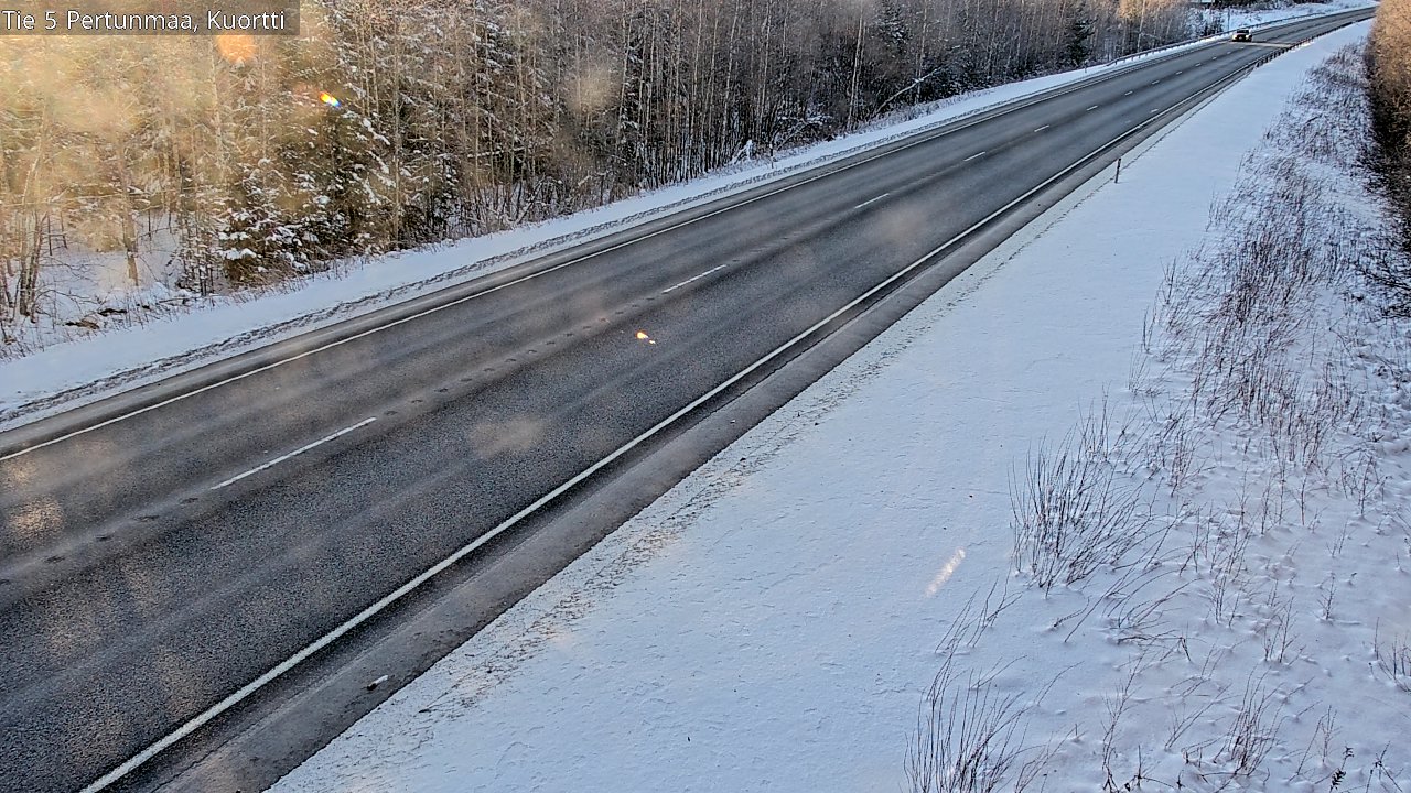 Weather Camera Image Road 5 Pertunmaa, Kuortti, Pertunmaa, Etelä-Savo