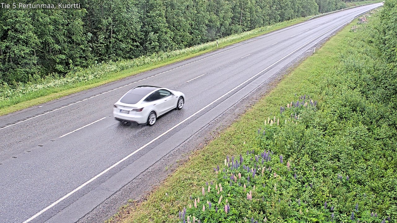 Weather Camera Image Väg 5 Pertunmaa, Kuortti, Pertunmaa, Etelä-Savo