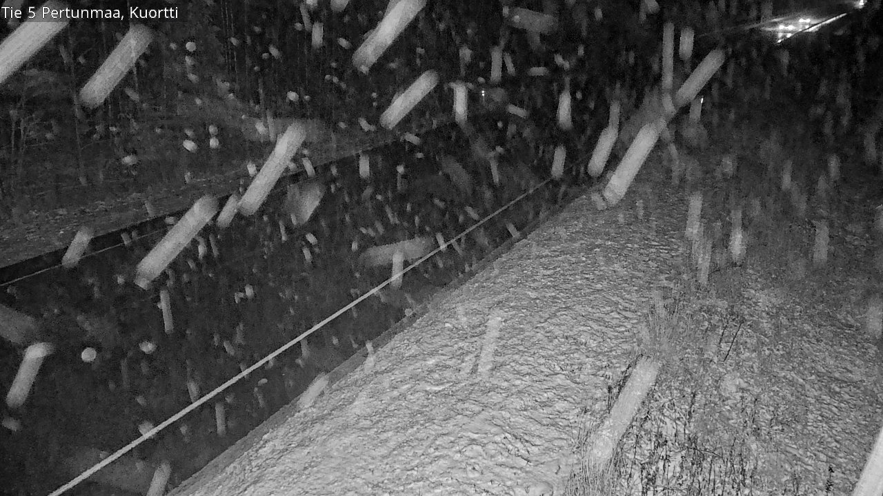 Weather Camera Image Väg 5 Pertunmaa, Kuortti, Pertunmaa, Etelä-Savo