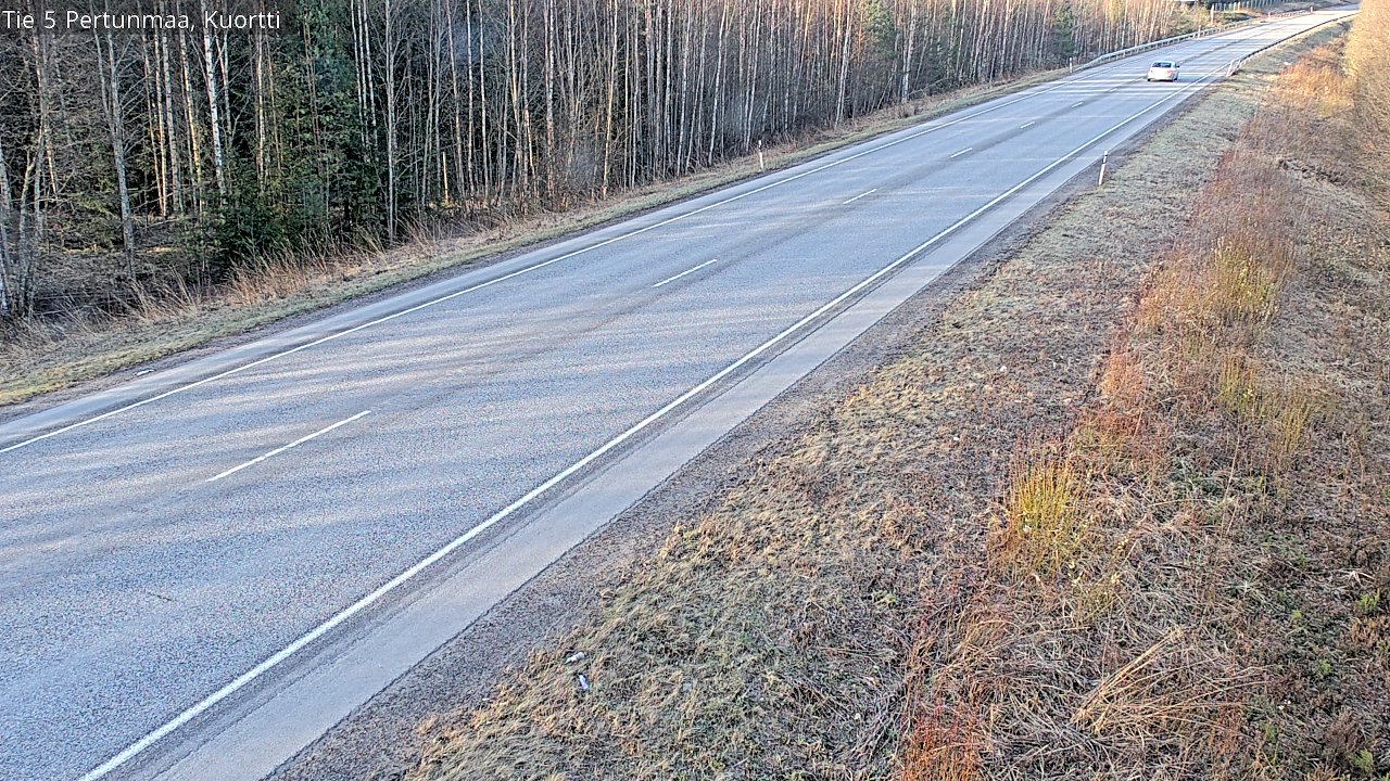 Weather Camera Image Road 5 Pertunmaa, Kuortti, Pertunmaa, Etelä-Savo