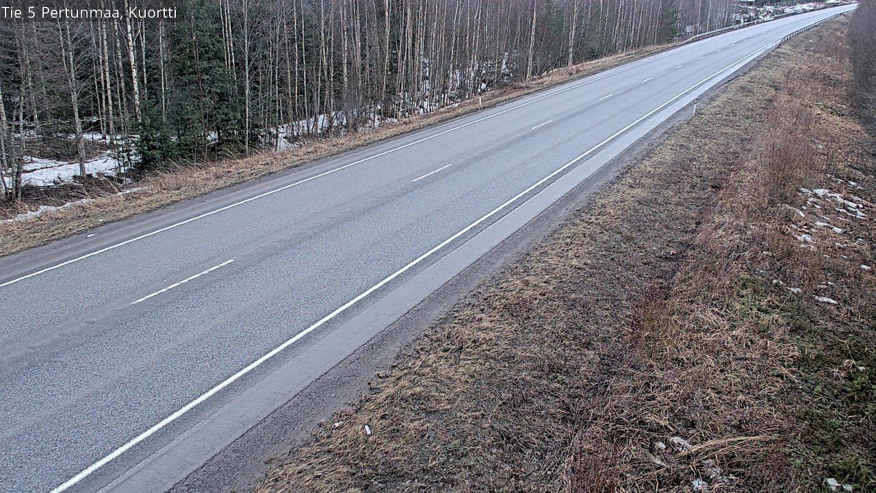 Weather Camera Image Road 5 Pertunmaa, Kuortti, Pertunmaa, Etelä-Savo