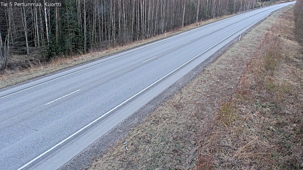 Weather Camera Image Road 5 Pertunmaa, Kuortti, Pertunmaa, Etelä-Savo