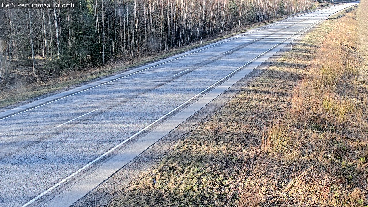 Weather Camera Image Väg 5 Pertunmaa, Kuortti, Pertunmaa, Etelä-Savo