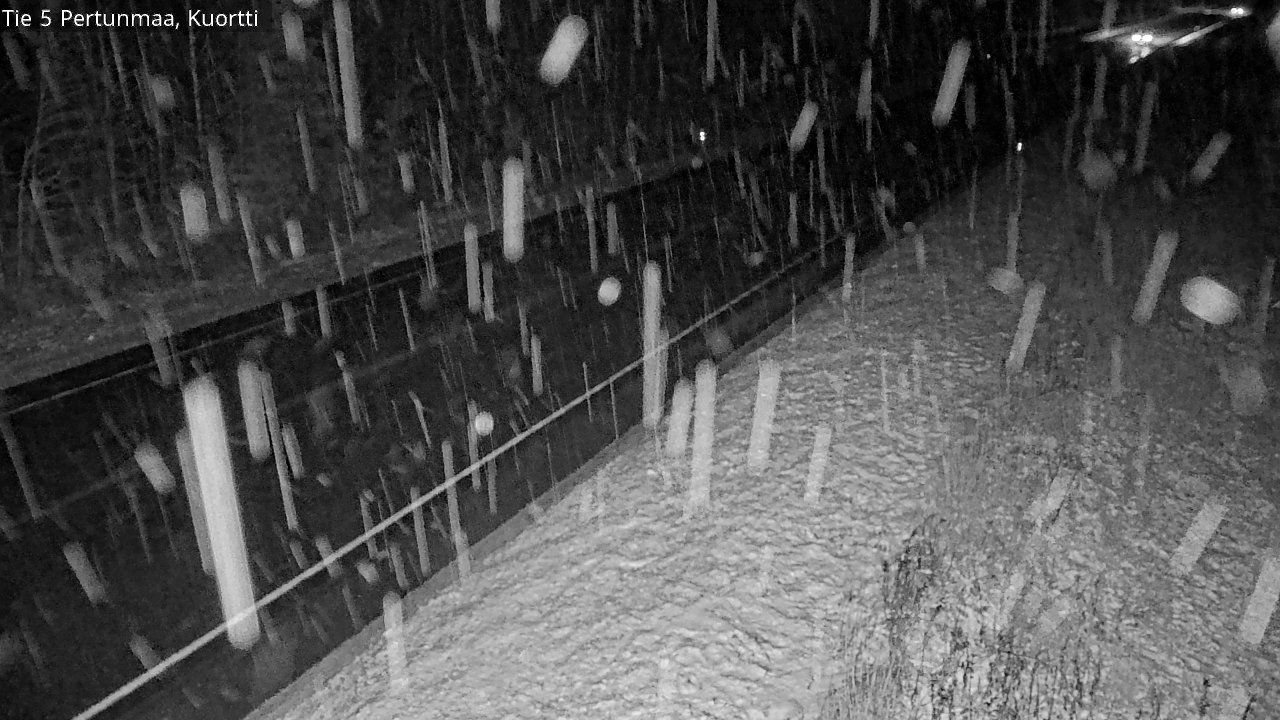 Weather Camera Image Väg 5 Pertunmaa, Kuortti, Pertunmaa, Etelä-Savo