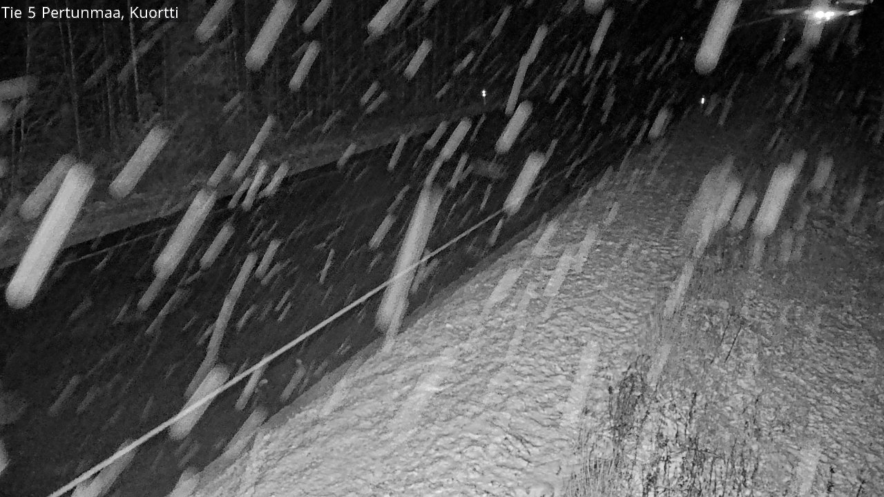 Weather Camera Image Väg 5 Pertunmaa, Kuortti, Pertunmaa, Etelä-Savo