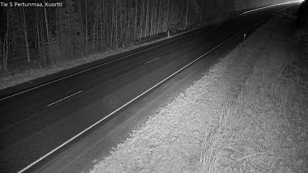 Weather Camera Image Road 5 Pertunmaa, Kuortti, Pertunmaa, Etelä-Savo