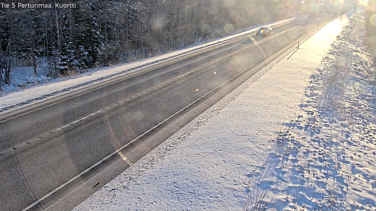 Weather Camera Image Road 5 Pertunmaa, Kuortti, Pertunmaa, Etelä-Savo